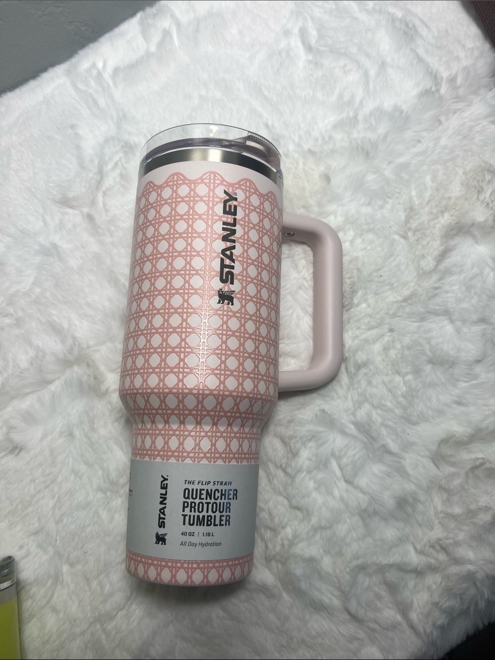 Stanley Pink Patterned Quencher ProTour Tumbler with Handle